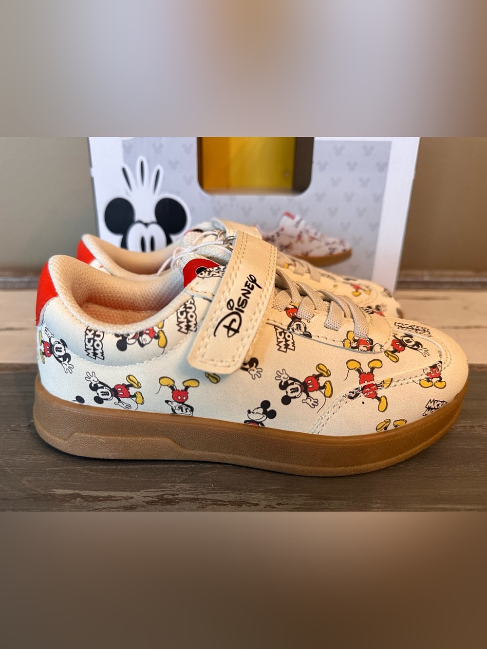 ✨ Disney Mickey Mouse Toddler Sneakers Size 11‎ NWT